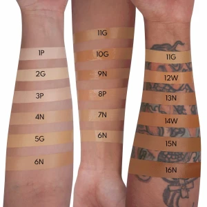 Danessa Myricks Yummy Skin Serum Foundation Refill 8P - Fond De Ten Usor, Hibrid Cu Efect Hidratant - Swatch 2
