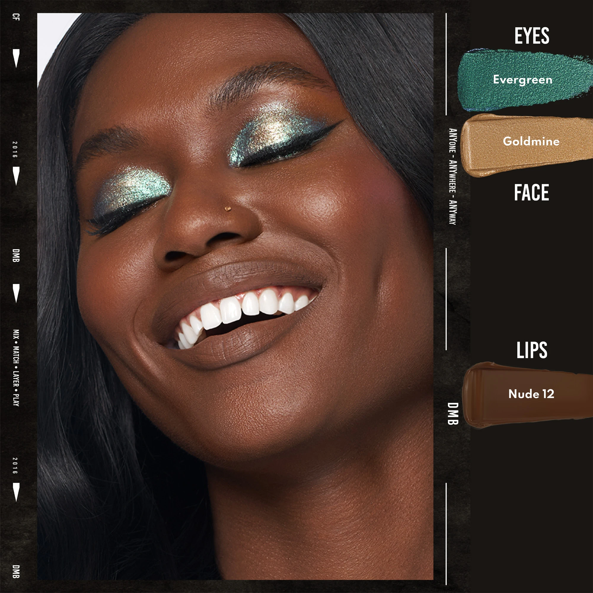 Danessa Myricks Colorfix Metallics Goldmine - Crema Hibrida, Incredibil De Durabila Cu Aspect Metalic - Model 2