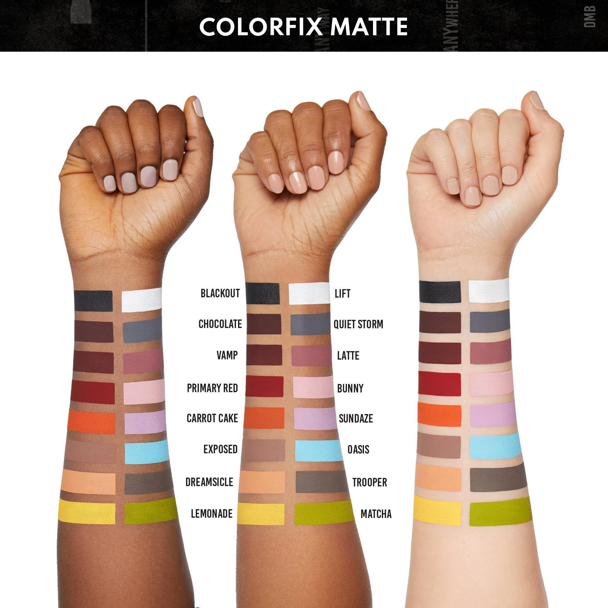 Danessa Myricks Colorfix Matte Latte - Deep Dusty Pink - Swatch
