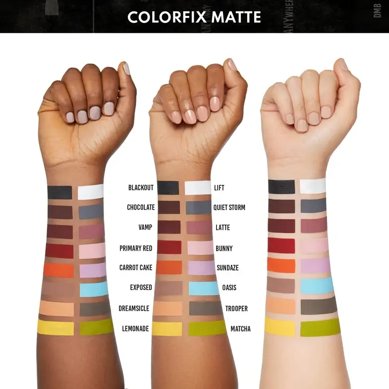 Danessa Myricks Colorfix Matte Primary Yellow - Swatch 2
