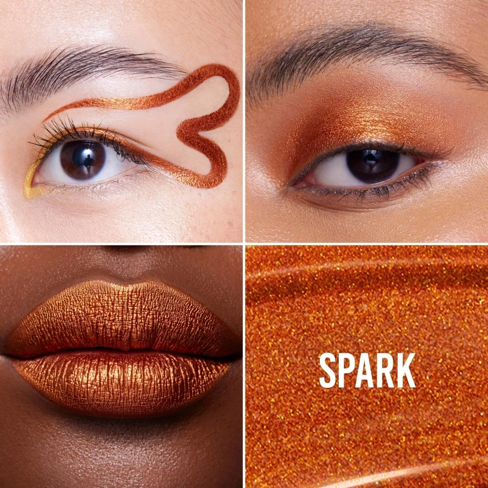 Danessa Myricks Colorfix Liquid Metals Spark - Un Pigment Cremos, Multifunctional, Cu Textura Metalica - Hover