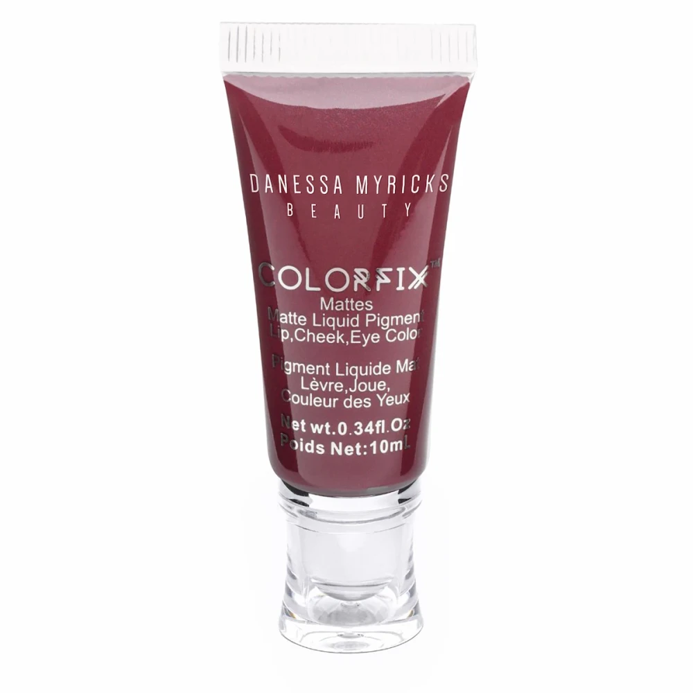 Danessa Myricks Colorfix Matte Plum Wine - Reddish Plum Shade - Product Only