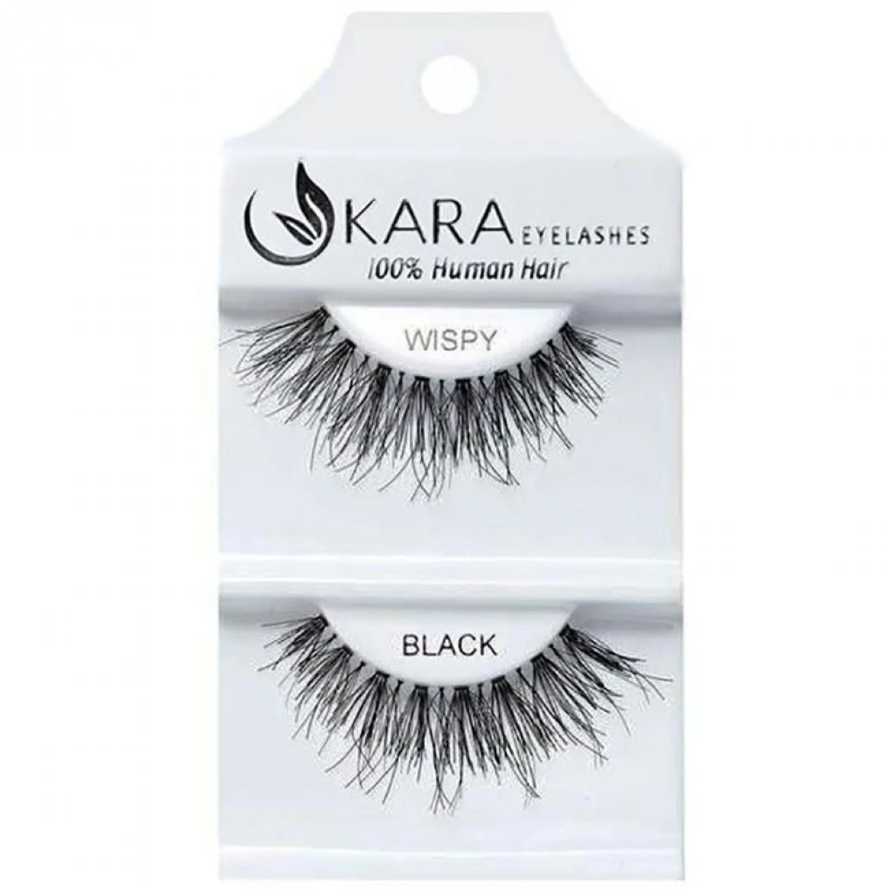 Gene False Kara Wispy - Gene False Tip Banda Fabricate 100% Din Par Natural, Flexibile Si Usoare - Hover