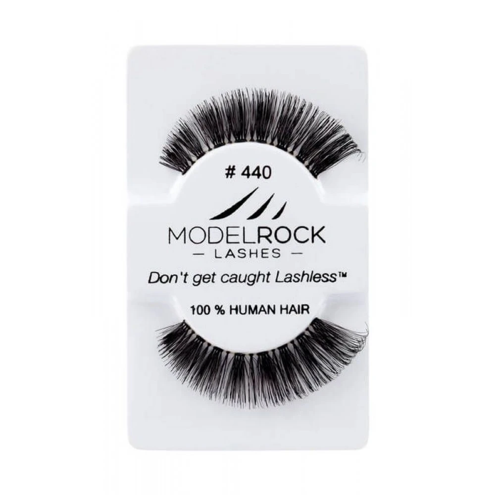 Gene False Modelrock 440 - Gene False Tip Banda, Fabricate Din Par Natural Ce Ofera Flexibilitate, Contur Si Volum - Produs