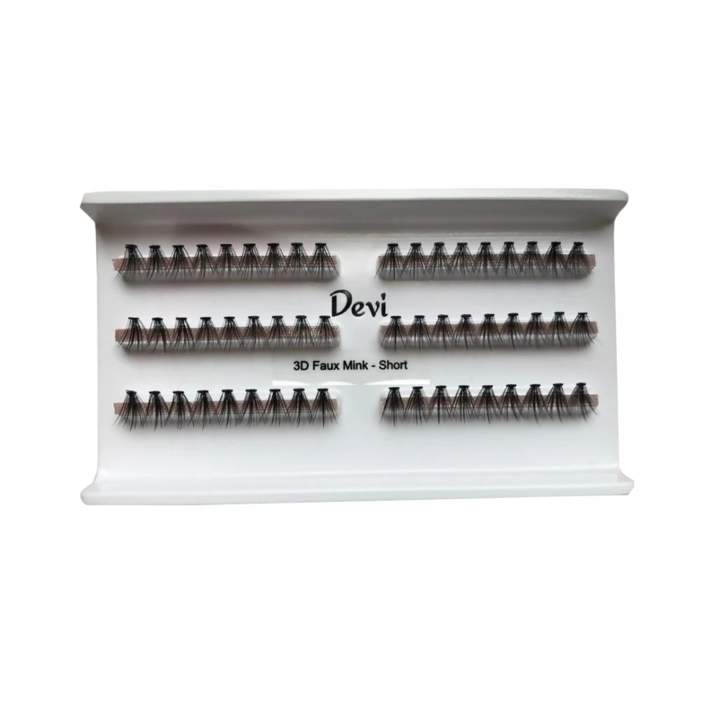 Gene False Devi Faux Mink S - Gene False Smocuri, Foarte Fine, Subtiate Progresiv Catre Varf - Hover