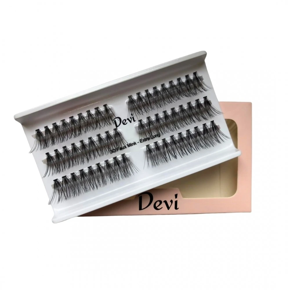Gene False Devi Faux Mink Xl - Gene False Smocuri, Foarte Fine, Subtiate Progresiv Catre Varf - Produs