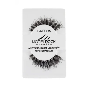 Gene False Modelrock Fluffy #3 - Gene False De Tip Banda Fabricate Din Par Natural, De Calitate Superioara - Produs