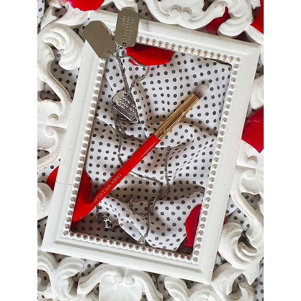 Iana Willkofer Pensula Iw Blending Sintetica E211 - Pensula Profesionala Cu Perii Din Fir Sintetic High End - Hover