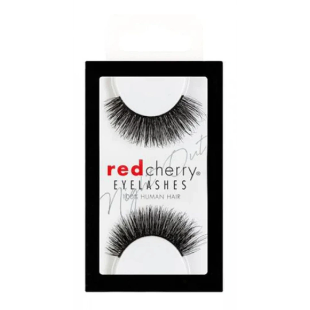 Gene False Red Cherry Blissful Eye - Gene False Banda Fabricate Din Par Natural, Flexibile, De Calitate Superioara - Produs