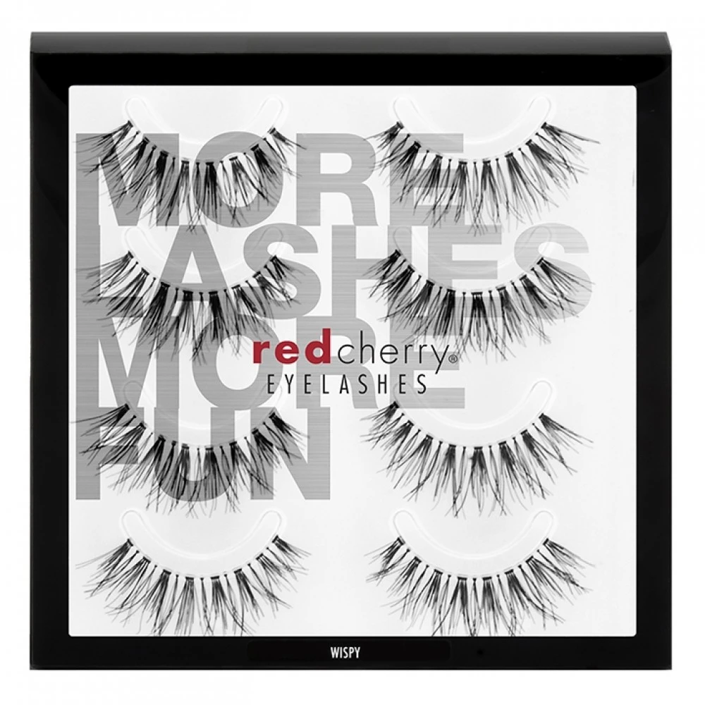 Gene False Red Cherry Wispy Set 4