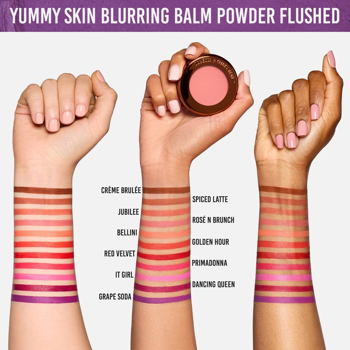 Yummy Skin Blurring Balm Powder Flushed Golden Hour Yummy Skin Blurring Balm Powder Flushed Golden Hour
