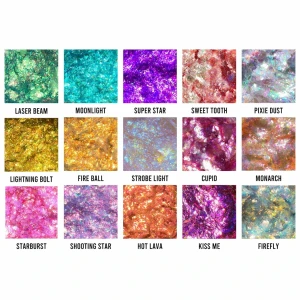 Danessa Myricks Infinite Chrome Flakes Fire Ball- Actioneaza Ca Un Fard De Pleoape Sau Un Topper - Swatch
